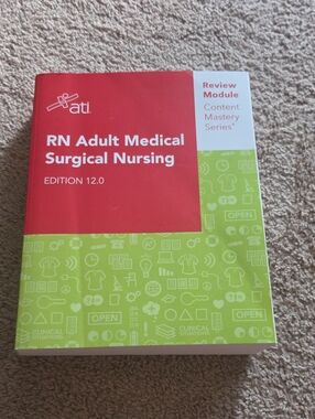 RN Adult Medical Surgical Nursing Review Module - Red & Lime